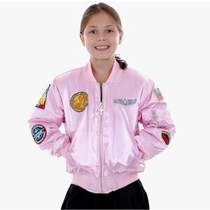 ✈️ Up and Away MA-1 Flight Jacket in Pink 🇺🇸